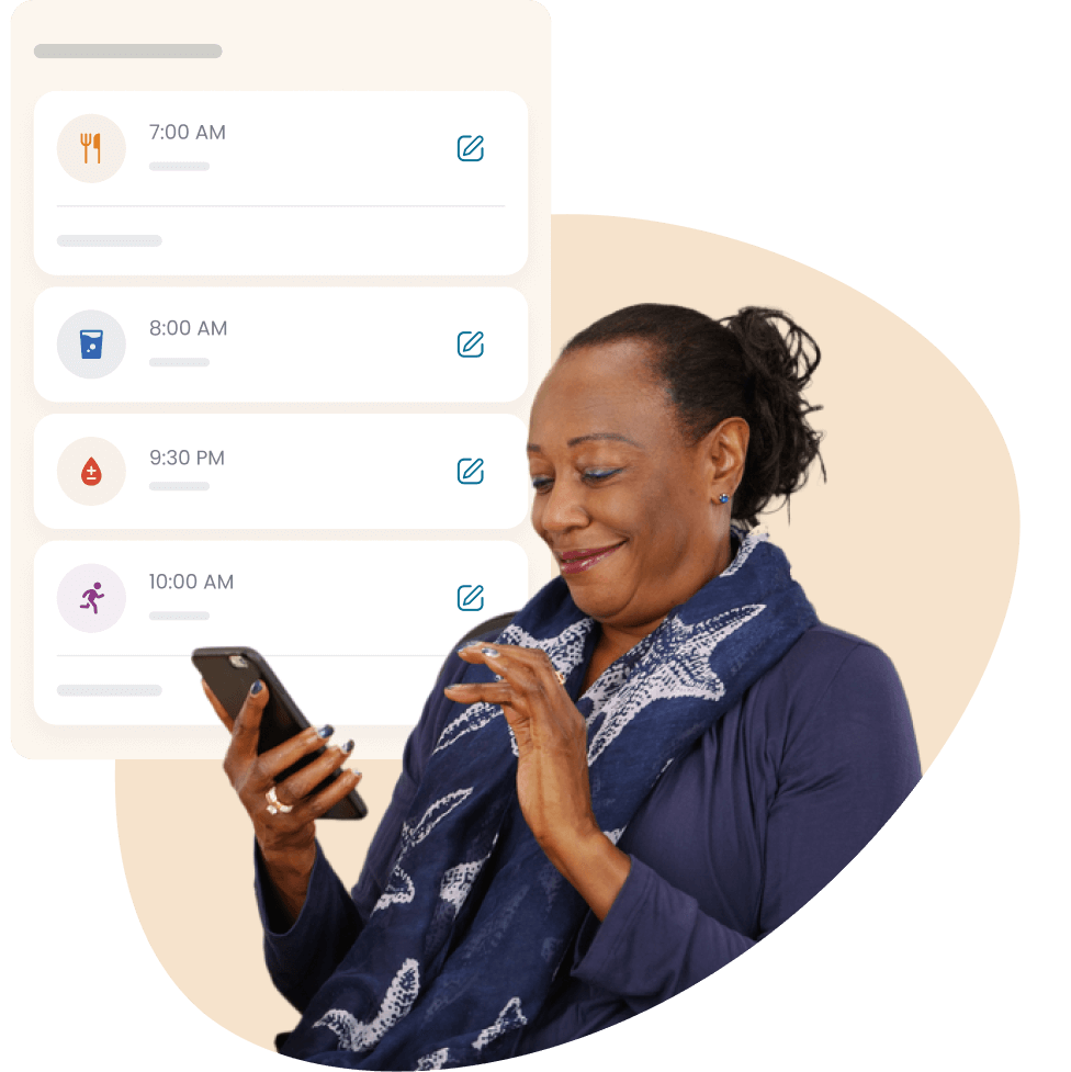 Klinio app diabetes diary image